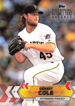 2017 Topps National Baseball Card Day - Pittsburgh Pirates #PIT-2 Gerrit Cole Front