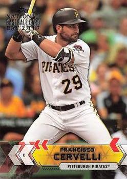 2017 Topps National Baseball Card Day - Pittsburgh Pirates #PIT-3 Francisco Cervelli Front