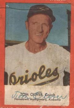 1954 EssKay Hot Dogs Baltimore Orioles #NNO Tom Oliver Front