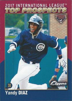 2017 Choice International League Top Prospects #9 Yandy Diaz Front