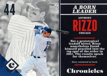 2017 Panini Chronicles #74 Anthony Rizzo Front