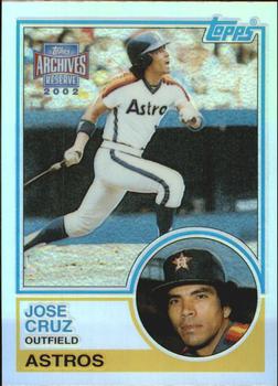 2002 Topps Archives Reserve #37 Jose Cruz Front