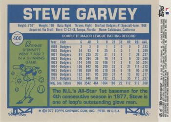 2002 Topps Archives Reserve #45 Steve Garvey Back