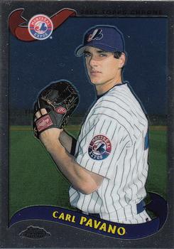 2002 Topps Chrome #407 Carl Pavano Front
