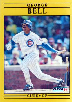 1991 Fleer Update #U-77 George Bell Front