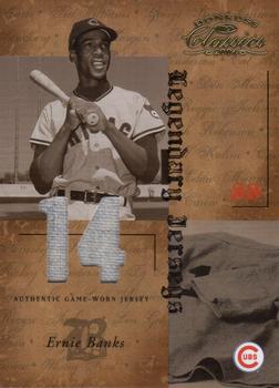 2004 Donruss Classics - Legendary Jerseys Material #LJ-22 Ernie Banks Front