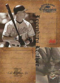 2004 Donruss Classics - Legendary Leather #LL-14 Cal Ripken Jr. Front