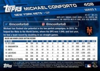 2017 Topps - All-Star Game 2017 #408 Michael Conforto Back