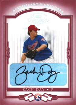 2004 Donruss Classics - Significant Signatures Red #70 Zach Day Front