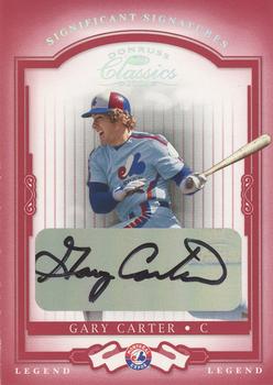 2004 Donruss Classics - Significant Signatures Red #206 Gary Carter Front