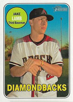 2018 Topps Heritage #384 Jake Lamb Front