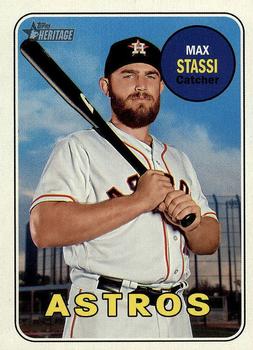 2018 Topps Heritage #573 Max Stassi Front