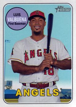 2018 Topps Heritage #597 Luis Valbuena Front