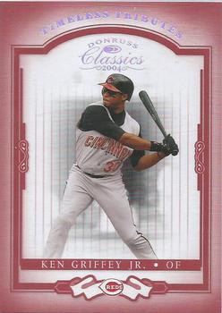 2004 Donruss Classics - Timeless Tributes Red #51 Ken Griffey Jr. Front