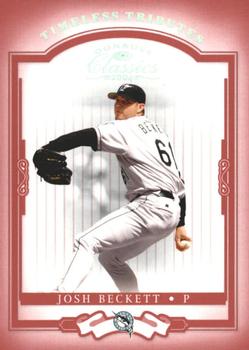 2004 Donruss Classics - Timeless Tributes Red #73 Josh Beckett Front