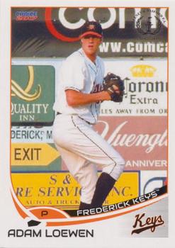 2017 Choice Frederick Keys Top Birds #13 Adam Loewen Front