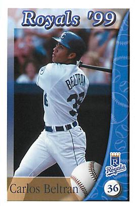 1999 Kansas City Royals Police #NNO Carlos Beltran Front