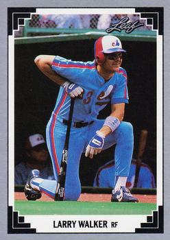 1991 Leaf #241 Larry Walker Front