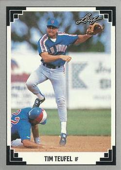 1991 Leaf #314 Tim Teufel Front