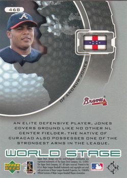 2002 Upper Deck #468 Andruw Jones Back