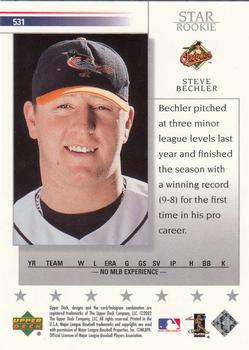 2002 Upper Deck #531 Steve Bechler Back