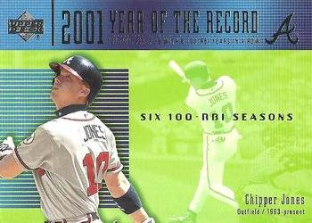 2002 Upper Deck #733 Chipper Jones Front