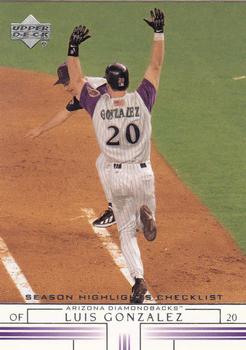 2002 Upper Deck #736 Luis Gonzalez Front