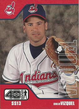 2002 Upper Deck 40-Man #144 Omar Vizquel Front