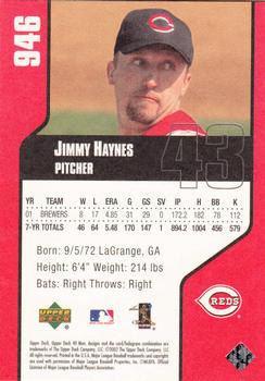 2002 Upper Deck 40-Man #946 Jimmy Haynes Back