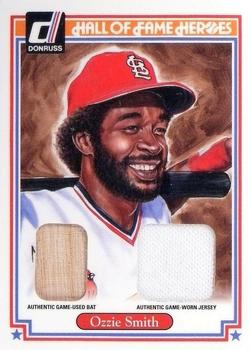 2004 Donruss Diamond Kings - Hall of Fame Heroes Combos #19 Ozzie Smith Front