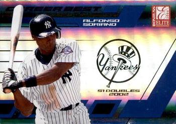 2004 Donruss Elite - Career Best #CB-3 Alfonso Soriano Front