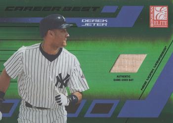 2004 Donruss Elite - Career Best Bats #CB-9 Derek Jeter Front