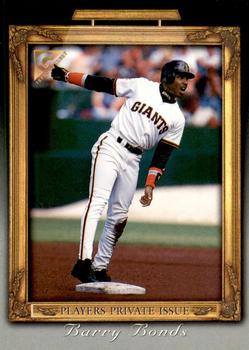 1998 Topps Gallery - Player's Private Issue Auction 100 Point #NNO Barry Bonds Front