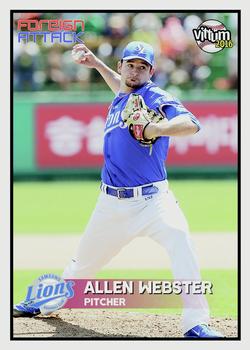 2016 Vittum KBO Foreign Attack #37 Allen Webster Front