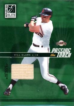 2004 Donruss Elite - Passing the Torch Bats #PT-4 Will Clark Front