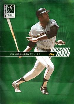 2004 Donruss Elite - Passing the Torch Green #PT-32 Willie McCovey / Will Clark  Front