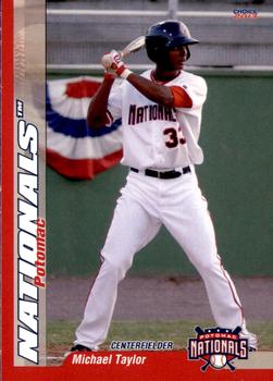 2013 Choice Potomac Nationals #25 Michael Taylor Front