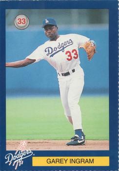 1996 Los Angeles Dodgers Police #33 Garey Ingram Front