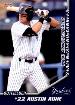 2014 Choice Staten Island Yankees #3 Austin Aune Front