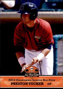 2013 Grandstand California League All-Star Game #NNO Preston Tucker Front