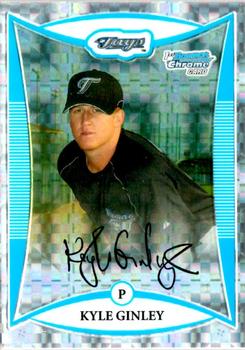 2008 Bowman Chrome - Prospects X-Fractor #BCP200 Kyle Ginley Front
