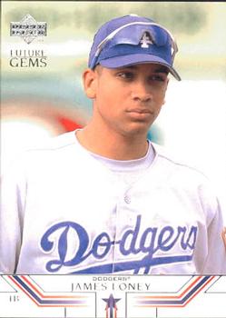 2002 Upper Deck Prospect Premieres #40 James Loney Front