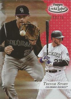 2017 Topps Gold Label - Class 1 Red #3 Trevor Story Front