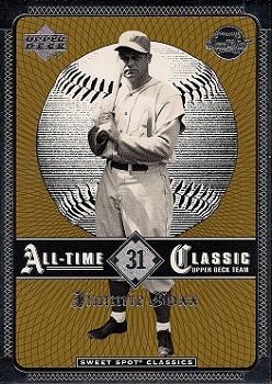 2002 Upper Deck Sweet Spot Classics #31 Jimmie Foxx Front