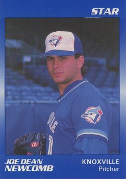 1989 Star Knoxville Blue Jays - Platinum #15 Joe Dean Newcomb Front