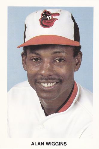 1985 Baltimore Orioles Health Message SGA #NNO Alan Wiggins Front