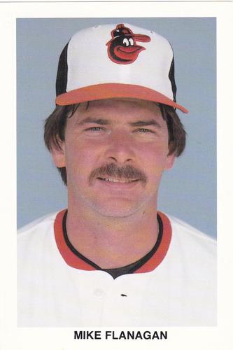 1985 Baltimore Orioles Health Message SGA #NNO Mike Flanagan Front