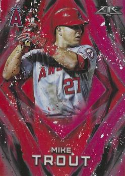 2017 Topps Fire - Flame #50 Mike Trout Front