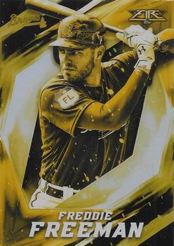 2017 Topps Fire - Gold Minted #6 Freddie Freeman Front
