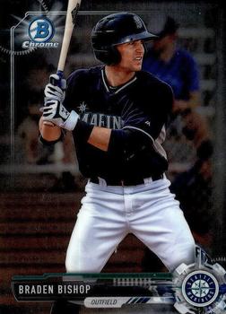 2017 Bowman Chrome - Prospects #BCP211 Braden Bishop Front